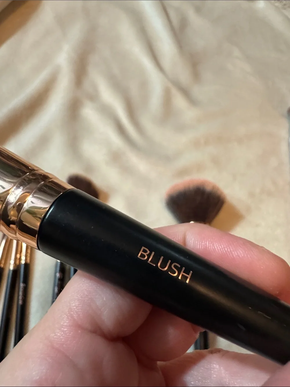 Shaina B 8-Piece Black Handle Makeup Brush Set